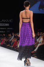 Model walk the ramp for Abhishek Dutta Shinde show at Lakme Fashion Week Day 4 on 6th Aug 2012 (29681071).JPG